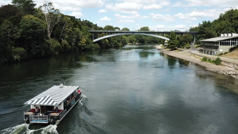 Join the friendly team at Waikato River Explorer onboard the floating cafe cruise with the best view in town along the mighty Waikato River!